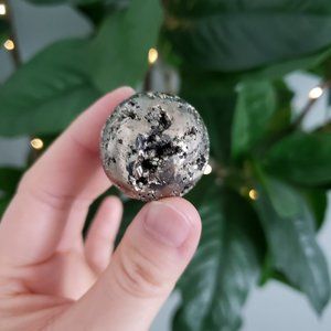 Pyrite crystal sphere